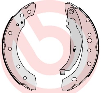 BREMBO Bremsbackensatz (S 61 527)