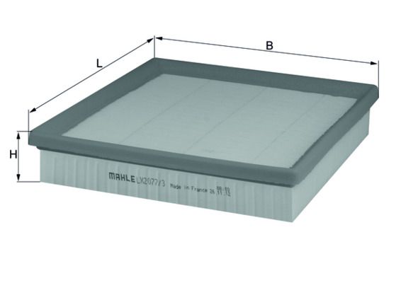 KNECHT Luftfilter (LX 2077/3)
