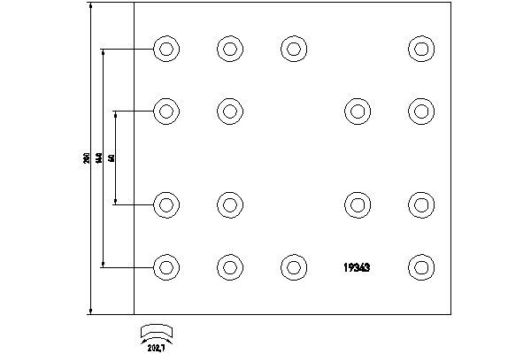 TEXTAR Bremsbelagsatz, Trommelbremse (1934302) Thumbnail