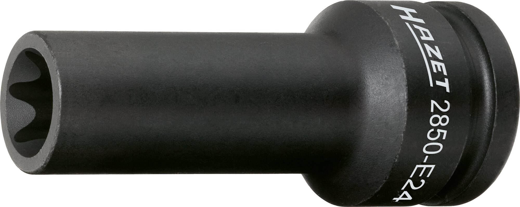 HAZET Schlag- ∙ Maschinenschrauber Steckschlüsseleinsatz TORX® 2850-E20 ∙ Vierkant20 mm (3/4 Zoll) ∙ Außen TORX® Profil ∙ E20