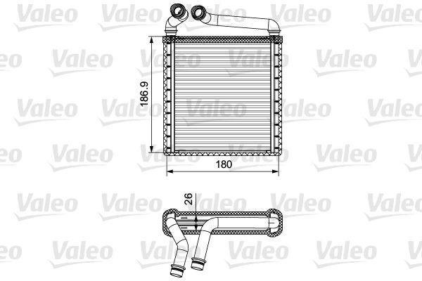 VALEO Wärmetauscher, Innenraumheizung (811500)