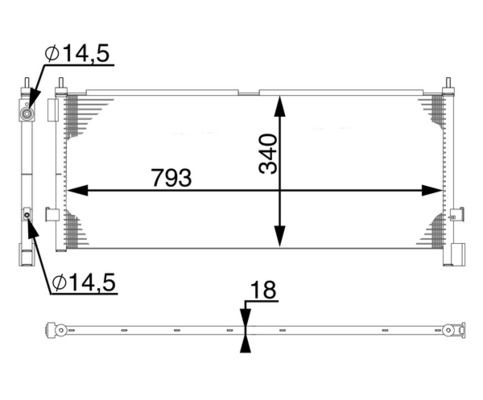 MAHLE Kondensator, Klimaanlage (AC 532 000S)
