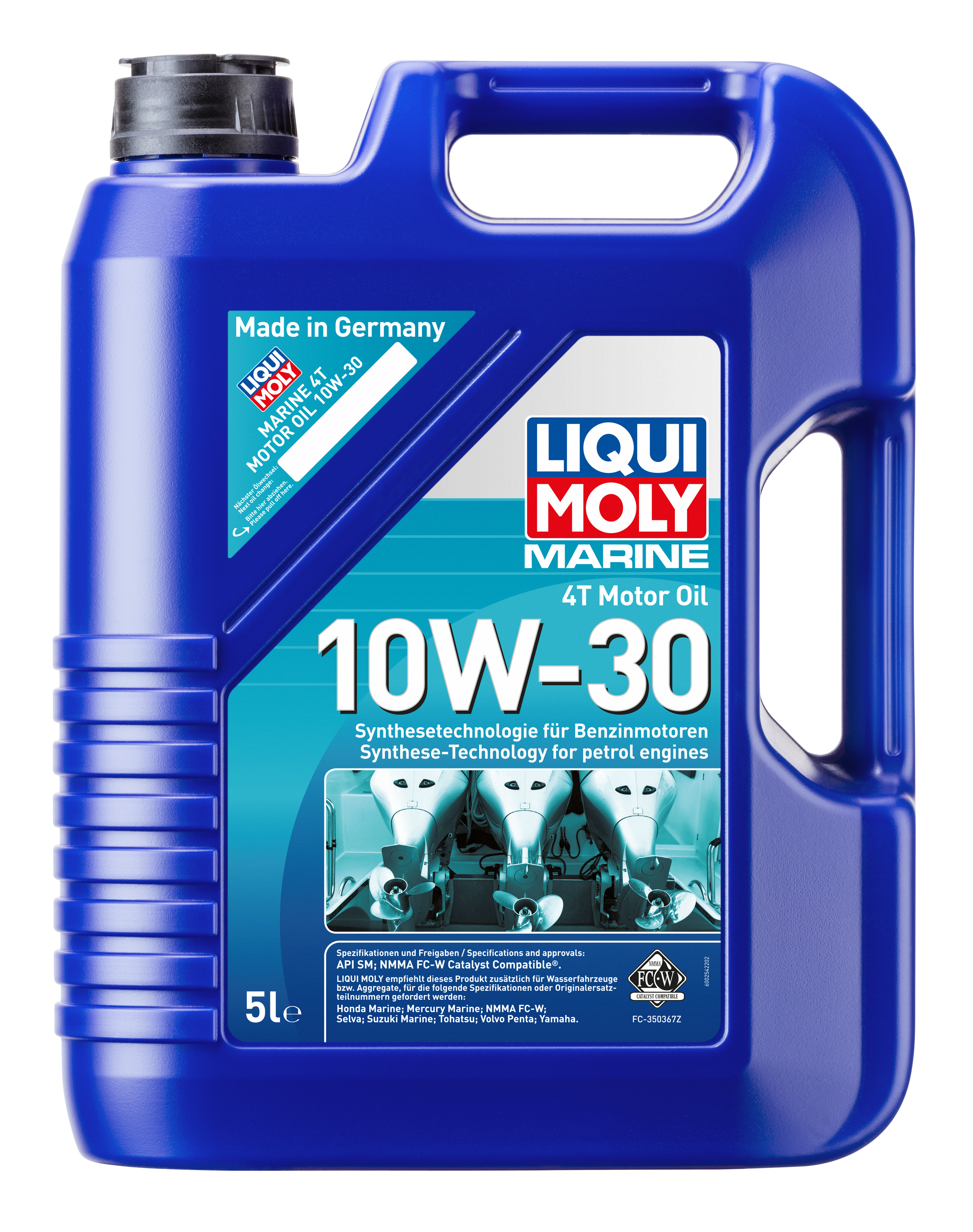 LIQUI MOLY Marine 4T Motor Oil 10W-30, 5 l (25023)