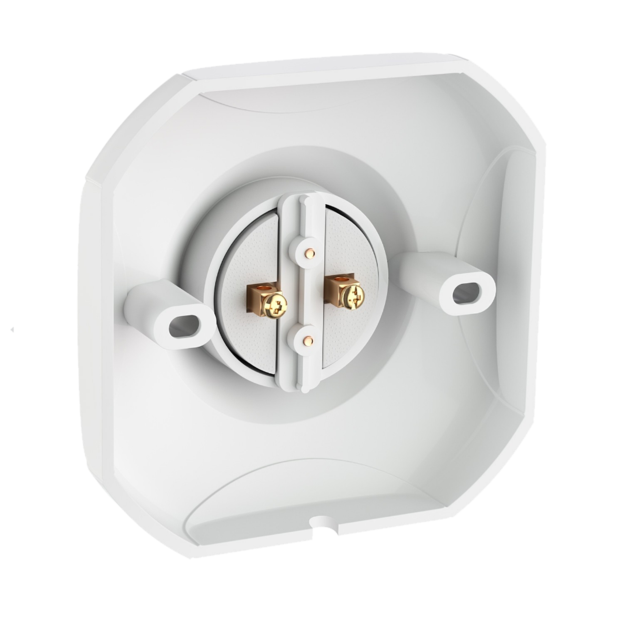 Lampenfassung E27 max 60 Watt, eckig, weiß