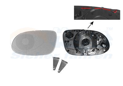 VAN WEZEL Spiegelglas, Außenspiegel (3014837)