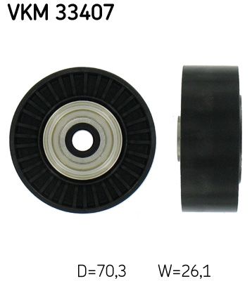 SKF Umlenk-/Führungsrolle, Keilrippenriemen (VKM 33407)