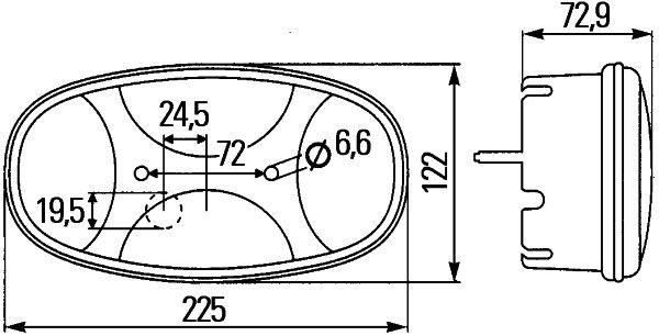 HELLA Heckleuchte (2VB 343 640-127)