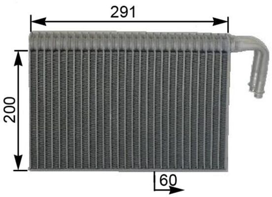 MAHLE Verdampfer, Klimaanlage (AE 86 000S)