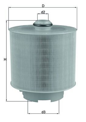 KNECHT Luftfilter (LX 1006/2D) Thumbnail