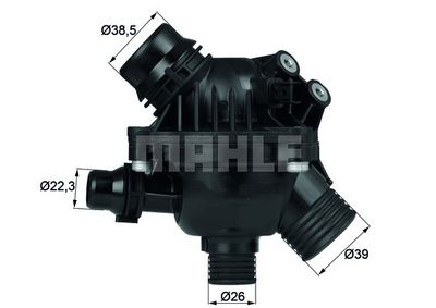 MAHLE Thermostat, Kühlmittel (TM 14 97) Thumbnail