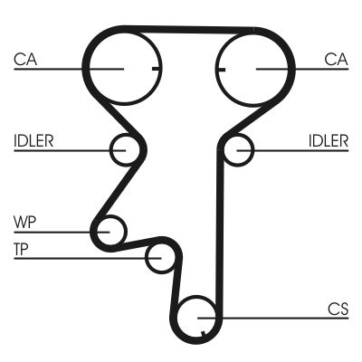 CONTINENTAL CTAM Wasserpumpe + Zahnriemensatz (CT975WP2)
