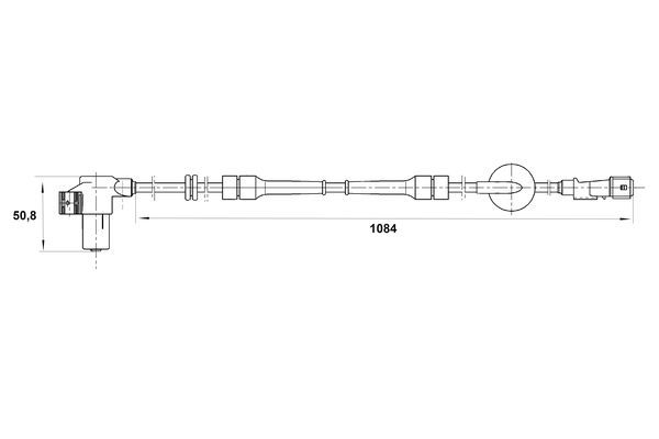 BOSCH Sensor, Raddrehzahl (0 265 006 205)