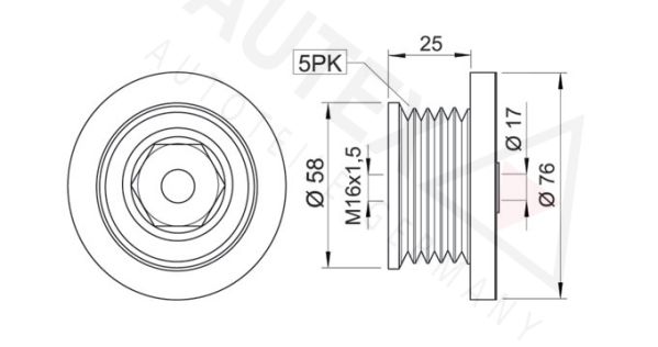 AUTEX Generatorfreilauf (654317)