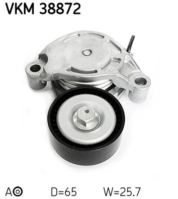 SKF Spannrolle, Keilrippenriemen (VKM 38872)