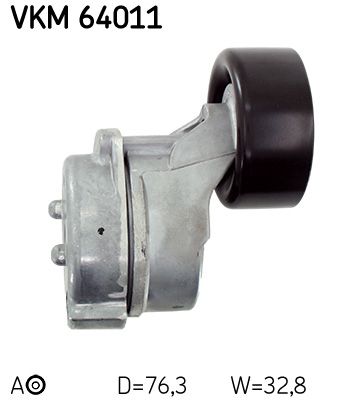 SKF Spannrolle, Keilrippenriemen (VKM 64011)