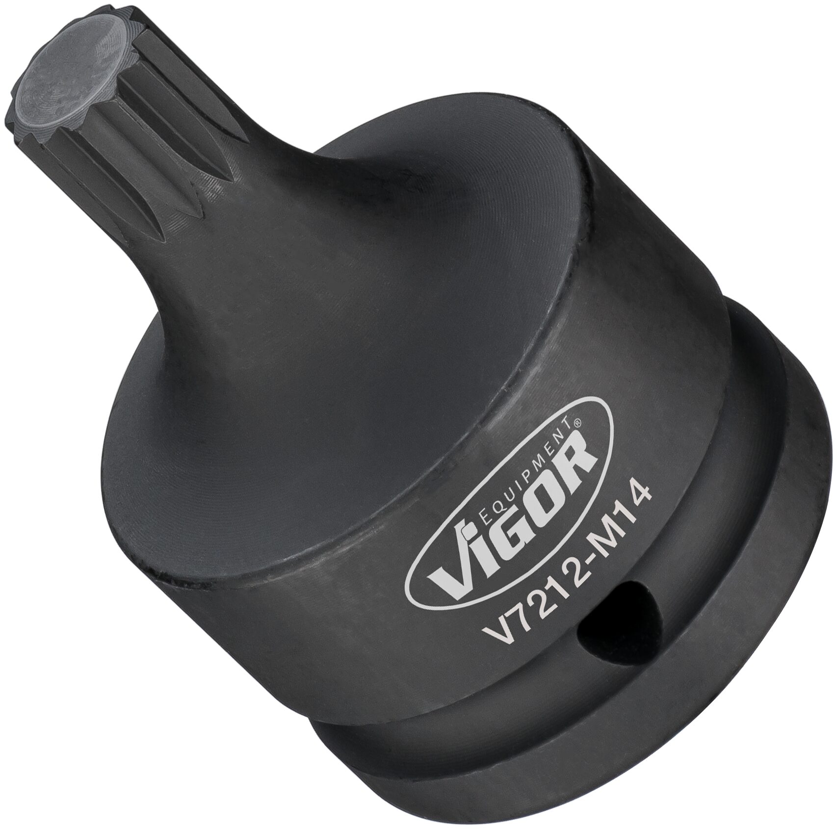 VIGOR Schlagschrauber Schraubendreher-Einsatz ∙ V7212-M14 ∙ Vierkant20 mm (3/4 Zoll) ∙ Innen Vielzahn Profil XZN ∙ M14 VIGOR Schlagschrauber Schraubendreher-Einsatz ∙ V7212-M14 ∙ Vierkant20 mm (3/4 Zoll) ∙ Innen Vielzahn Profil XZN ∙ M14