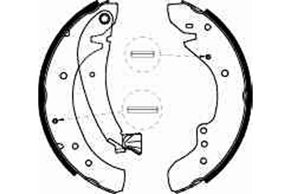 TRW Bremsbackensatz (GS8545) TRW Bremsbackensatz (GS8545)