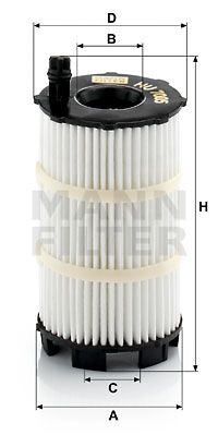 MANN-FILTER Ölfilter (HU 7005 x)