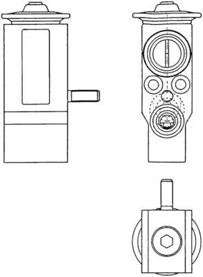 MAHLE Expansionsventil, Klimaanlage (AVE 130 000P) 4057635051545 AVE 130 000P