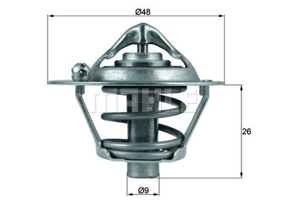 MAHLE Thermostat, Kühlmittel (TX 108 82D)