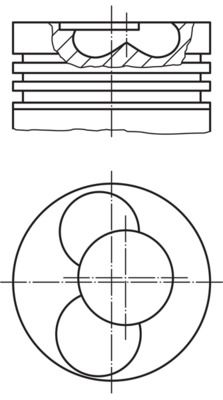 MAHLE Kolben (030 88 00)