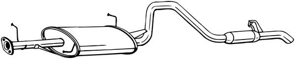 BOSAL Endschalldämpfer (286-059) Thumbnail