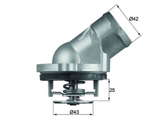MAHLE Thermostat, Kaltstartanreicherung (TX 103 30)