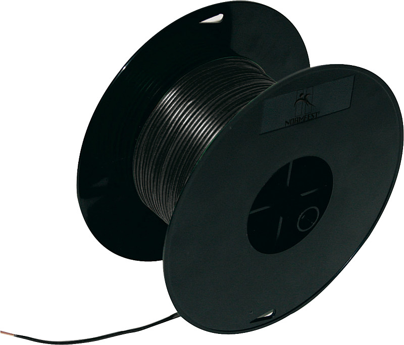 FLRY-KABEL SPULE 50 M 4,0 SCHWARZ (3770-040-1) | NORMFEST