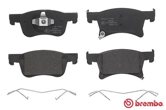 BREMBO Bremsbelagsatz, Scheibenbremse (P 59 083)