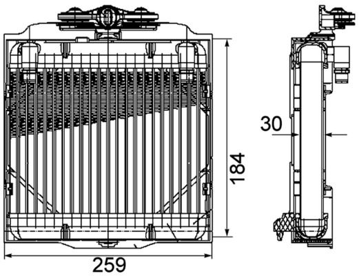 MAHLE Ladeluftkühler (CI 80 000P) MAHLE Ladeluftkühler (CI 80 000P)