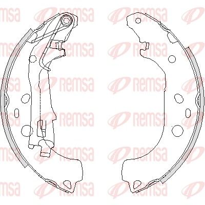 REMSA Bremsbacke (4206.00)
