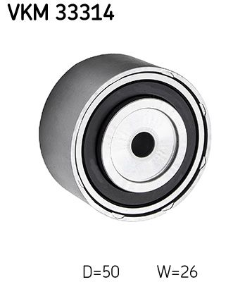 SKF Umlenk-/Führungsrolle, Keilrippenriemen (VKM 33314)
