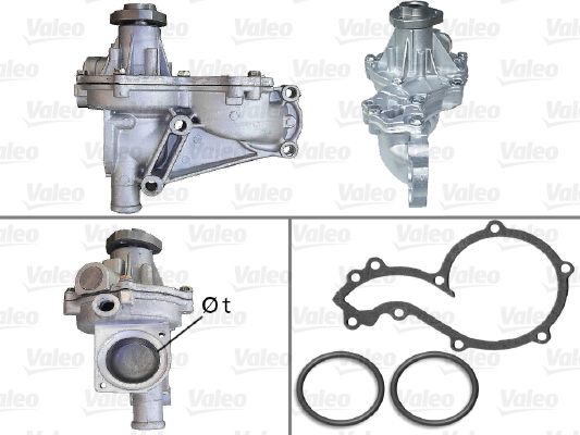 VALEO Wasserpumpe, Motorkühlung (506603)