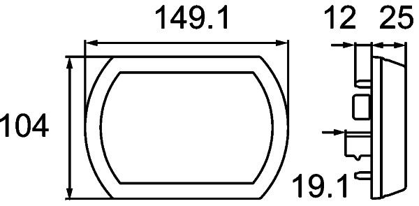 HELLA Heckleuchte (2SD 013 341-011)