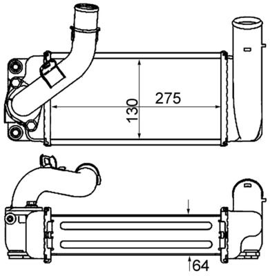 MAHLE Ladeluftkühler (CI 461 000P)