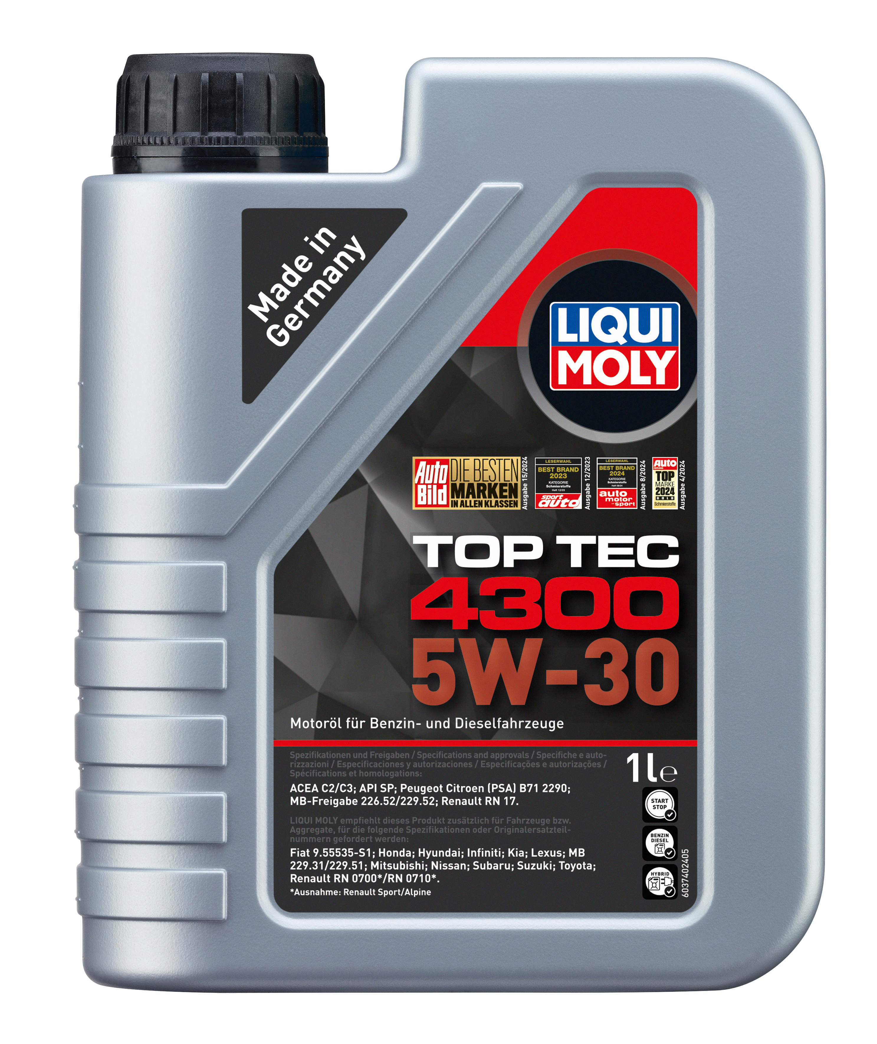 LIQUI MOLY Top Tec 4300 5W-30, 1 l (3740)