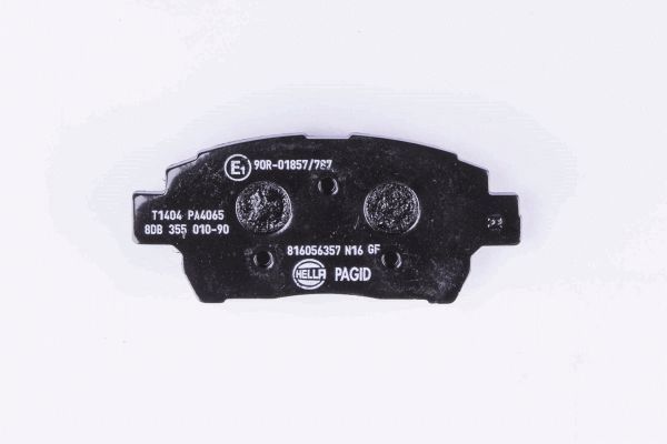 HELLA Bremsbelagsatz, Scheibenbremse (8DB 355 010-901) HELLA Bremsbelagsatz, Scheibenbremse (8DB 355 010-901)