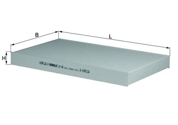 KNECHT Filter, Innenraumluft (LA 46)