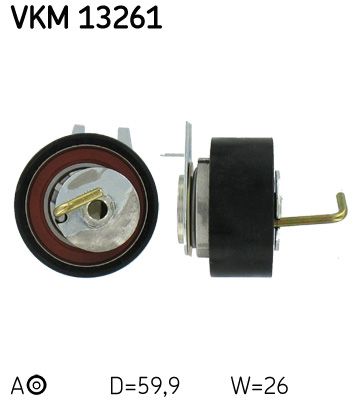SKF Spannrolle, Zahnriemen (VKM 13261)