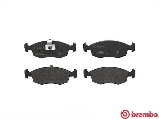BREMBO Bremsbelagsatz, Scheibenbremse (P 23 079)