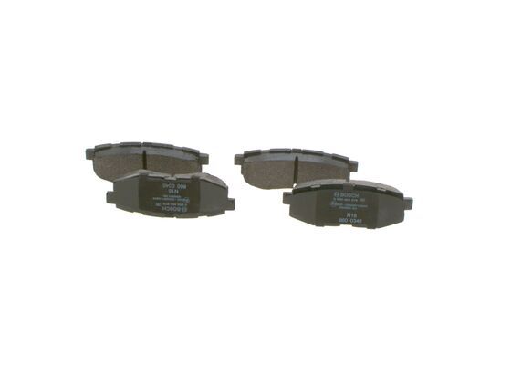 BOSCH Bremsbelagsatz, Scheibenbremse (0 986 494 876)