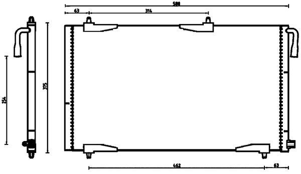 MAHLE Kondensator, Klimaanlage (AC 501 000P)