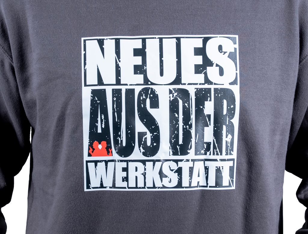 SWEATSHIRT – ‘NEUES AUS DER WERKSTATT’  0103