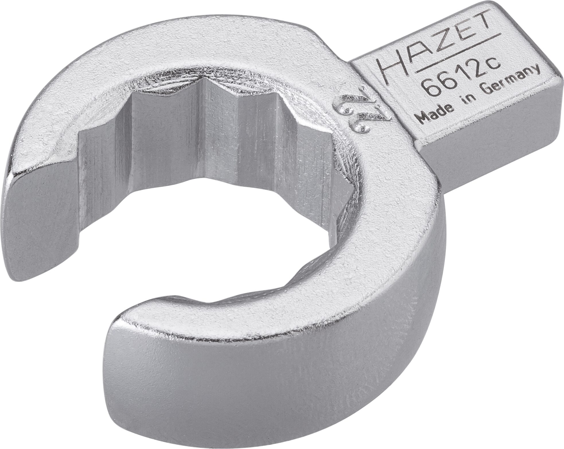 HAZET Einsteck-Ringschlüssel ∙ offen 6612C-22 ∙ Einsteck-Vierkant 9 x 12 mm ∙ Außen-Doppel-Sechskant Profil ∙ 22 mm HAZET Einsteck-Ringschlüssel ∙ offen 6612C-22 ∙ Einsteck-Vierkant 9 x 12 mm ∙ Außen-Doppel-Sechskant Profil ∙ 22 mm