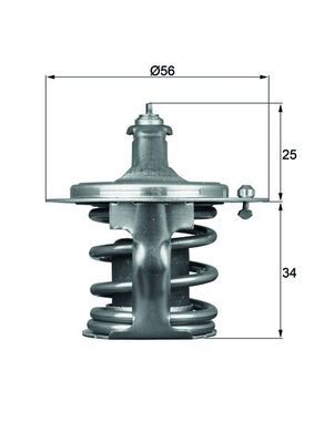 MAHLE Thermostat, Kühlmittel (TX 79 78D) Thumbnail