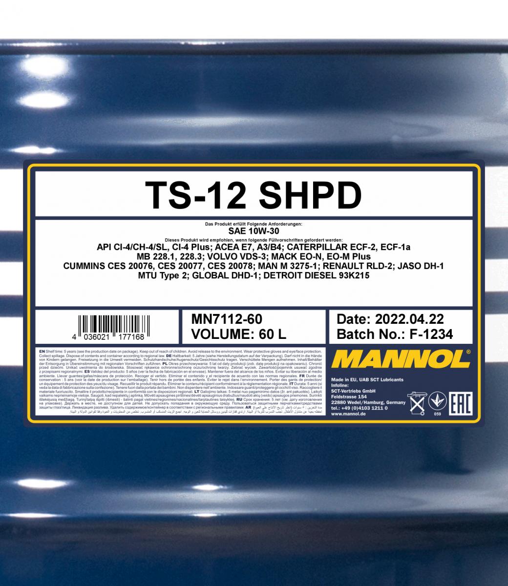 MN TS-12 SHPD 10W-30