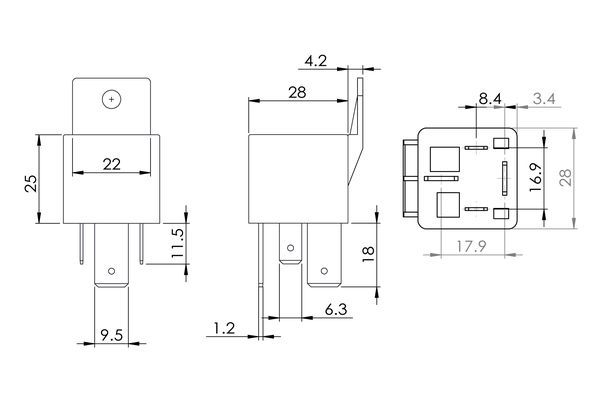 BOSCH Relais, Arbeitsstrom (0 986 AH0 081) BOSCH Relais, Arbeitsstrom (0 986 AH0 081)
