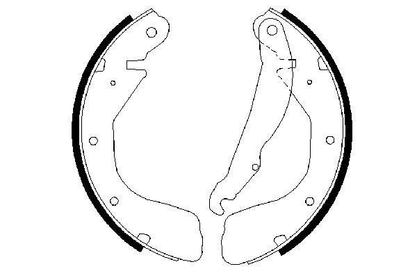 BOSCH Bremsbackensatz (0 986 487 263) BOSCH Bremsbackensatz (0 986 487 263)