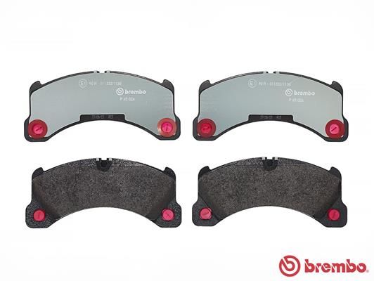 BREMBO Bremsbelagsatz, Scheibenbremse (P 65 026)