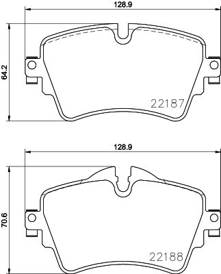 BREMBO Bremsbelagsatz, Scheibenbremse (P 06 092)